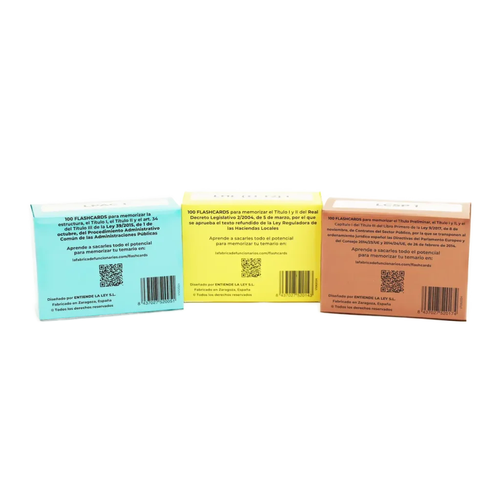 actualizaciones flashcards oposiciones